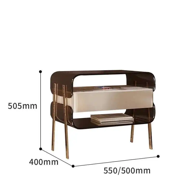 Acrylic Modern Nightstand Storage Simple Trendy Nordic Bedside Table Luxury Aesthetic Mesita De Noche Bedroom Furniture
Acrylic Modern Nightstand Storage Simple Trendy Nordic Bedside Table Luxury Aesthetic Mesita De Noche Bedroom Furniture