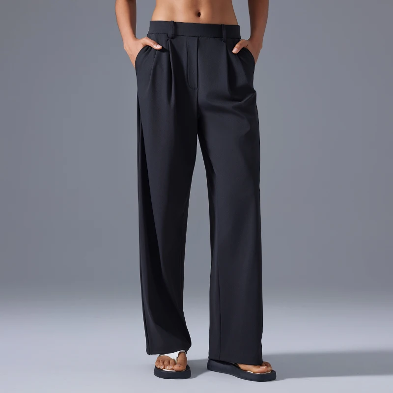 Women's High Waist Wide Leg Pants, Loose Slim Fit Draped Straight Leg Trousers, Quick Dry Breathable Casual Sports Long Pants
Women's High Waist Wide Leg Pants, Loose Slim Fit Draped Straight Leg Trousers, Quick Dry Breathable Casual Sports Long Pants