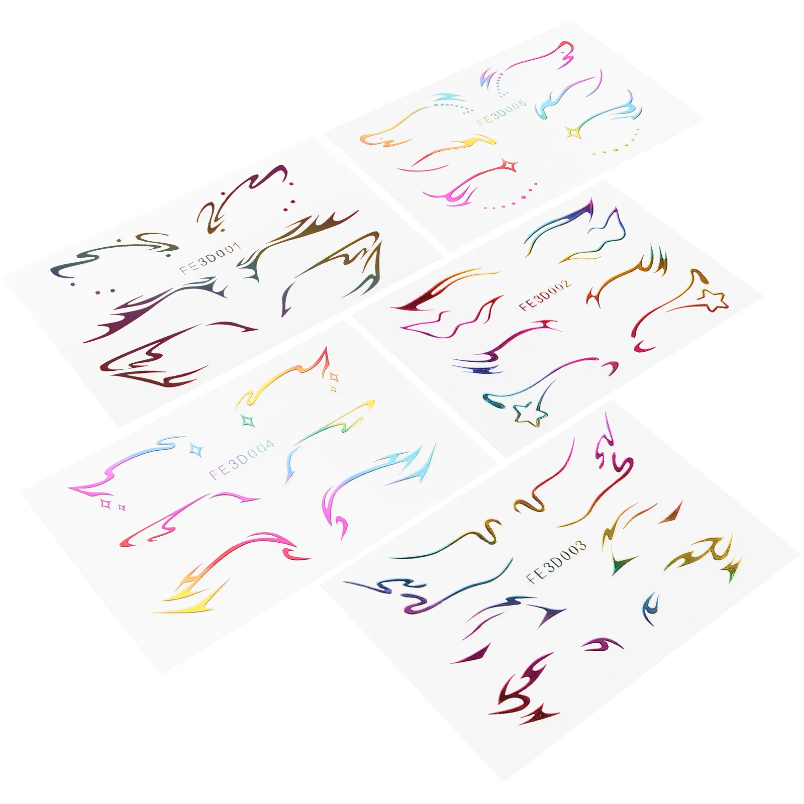 5 Sheets Eyeliner Tattoo Stickers Tattoos Decals Temporary Face for Women Shadow Eyeshadow Festival
5 Sheets Eyeliner Tattoo Stickers Tattoos Decals Temporary Face for Women Shadow Eyeshadow Festival
