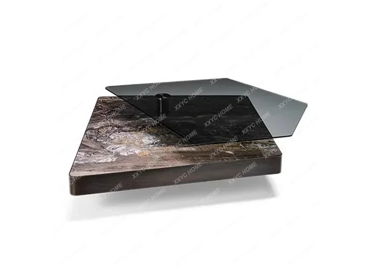 Minimalist Rotating Coffee Table Set Villa Living Room Irregular High-Low Luxury Stone Coffee Table
Minimalist Rotating Coffee Table Set Villa Living Room Irregular High-Low Luxury Stone Coffee Table