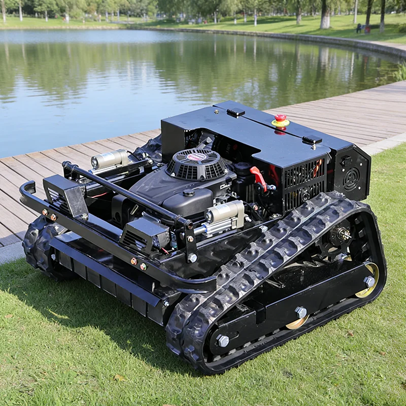 Customized tracked remote-controlled lawn mower anti sinking and anti slip all terrain farm orchard lawn cleaning
Customized tracked remote-controlled lawn mower anti sinking and anti slip all terrain farm orchard lawn cleaning