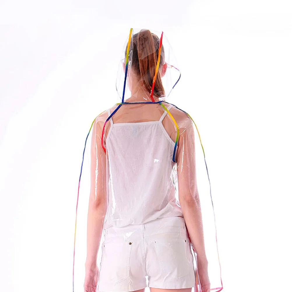 Colorful Trimmed Raincoat Reusable Waterproof Lightweight Portable Poncho For Adults Outdoor Travel Hiking Camping Rainwear 
Colorful Trimmed Raincoat Reusable Waterproof Lightweight Portable Poncho For Adults Outdoor Travel Hiking Camping Rainwear