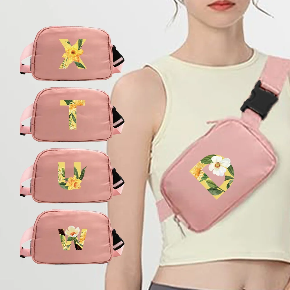 Fanny Packs Cross Bag Women Waist Package Outdoor Sports Pink Organizers Bags Initial Letter Printing Series Unisex Fanny Packs
Fanny Packs Cross Bag Women Waist Package Outdoor Sports Pink Organizers Bags Initial Letter Printing Series Unisex Fanny Packs