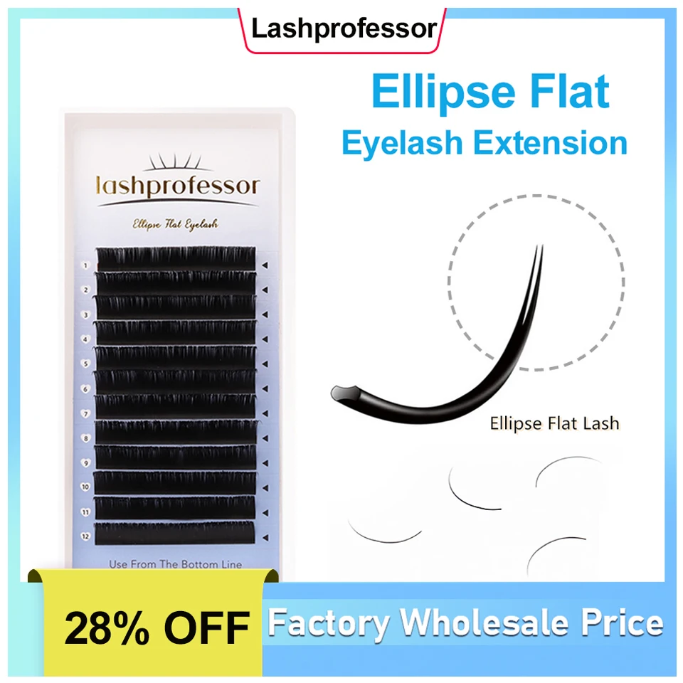 Ellipse Flat Eyelash 0.15/0.20 Silk Classic Individual Lashes Eyelashes Makeup Supplies Soft Natural Double Tips Flat Eyelashes
Ellipse Flat Eyelash 0.15/0.20 Silk Classic Individual Lashes Eyelashes Makeup Supplies Soft Natural Double Tips Flat Eyelashes