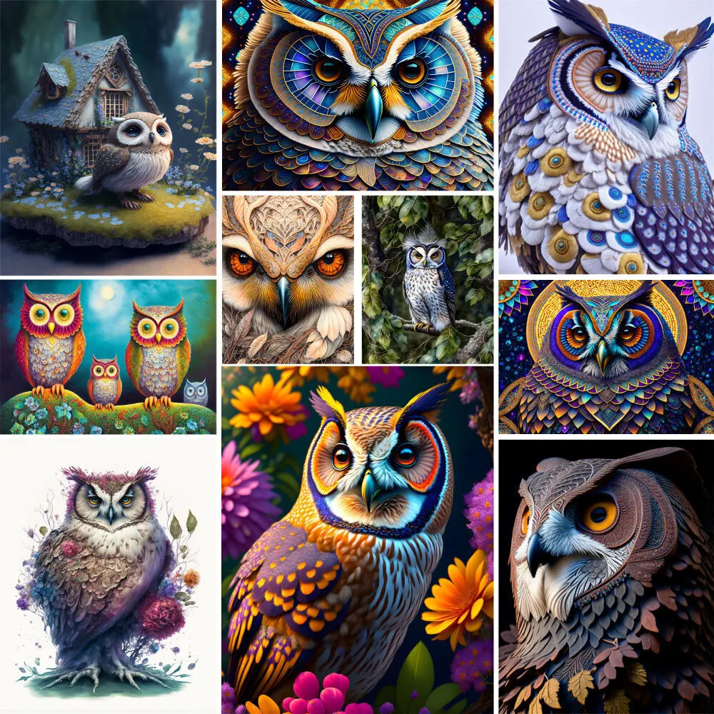 Animal Owl Printed Fabric Cross-Stitch Complete Kit DIY Embroidery Needlework Painting Handiwork Sewing Gift Room Decor Floss
Animal Owl Printed Fabric Cross-Stitch Complete Kit DIY Embroidery Needlework Painting Handiwork Sewing Gift Room Decor Floss