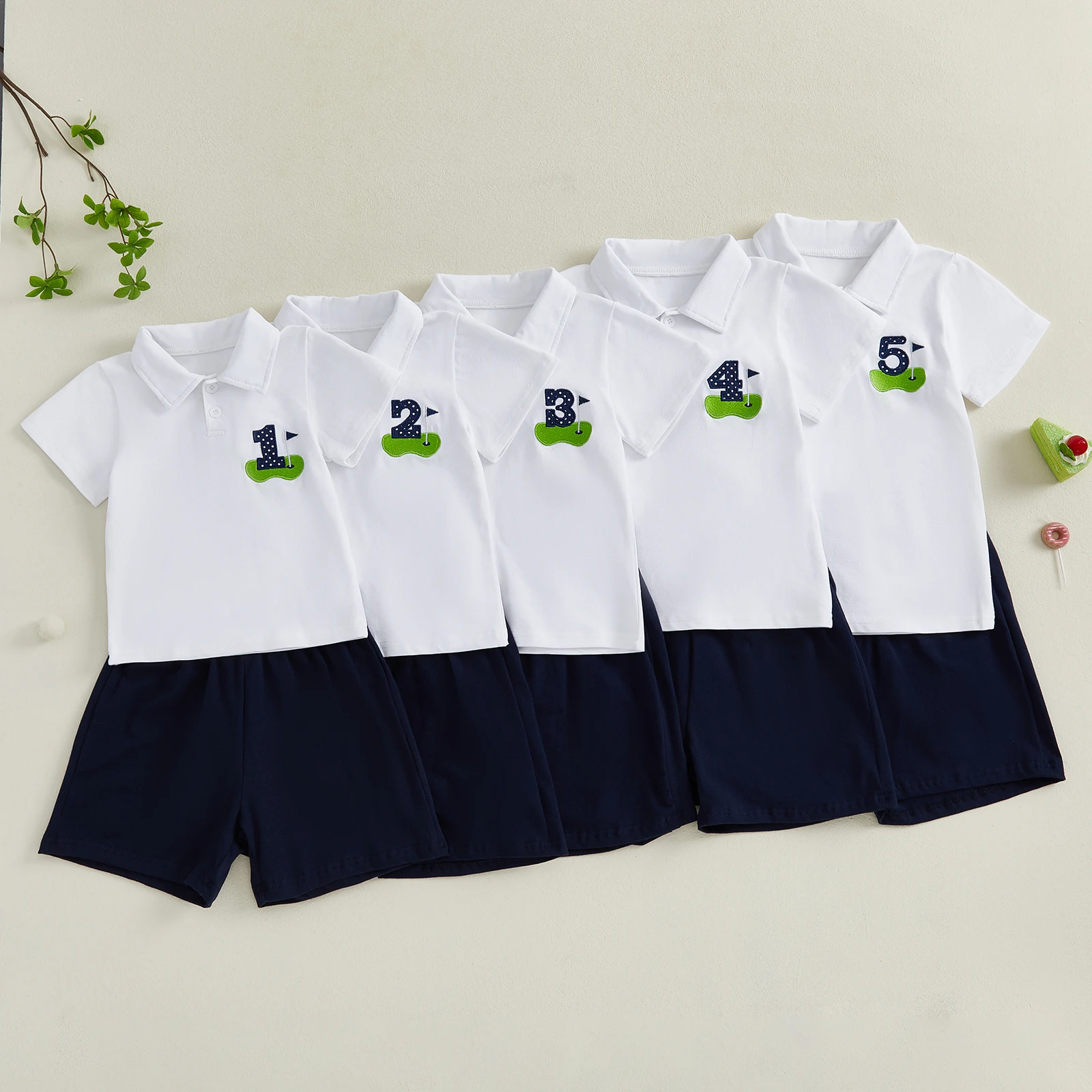 2025-02-21 Boys Summer Birthday Outfits Golf Embroidery Short Sleeves T-Shirt and Elastic Shorts Set for 2 Piece Clothes Set
2025-02-21 Boys Summer Birthday Outfits Golf Embroidery Short Sleeves T-Shirt and Elastic Shorts Set for 2 Piece Clothes Set
