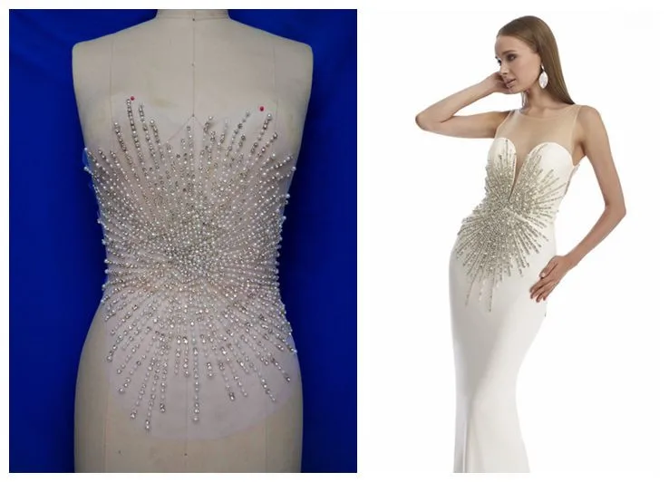 Luxury Custom Made Radial Striped Pearl Hot Diamond Decal Material High Tulle Apparel Decoration Evening Dress Accessories
Luxury Custom Made Radial Striped Pearl Hot Diamond Decal Material High Tulle Apparel Decoration Evening Dress Accessories