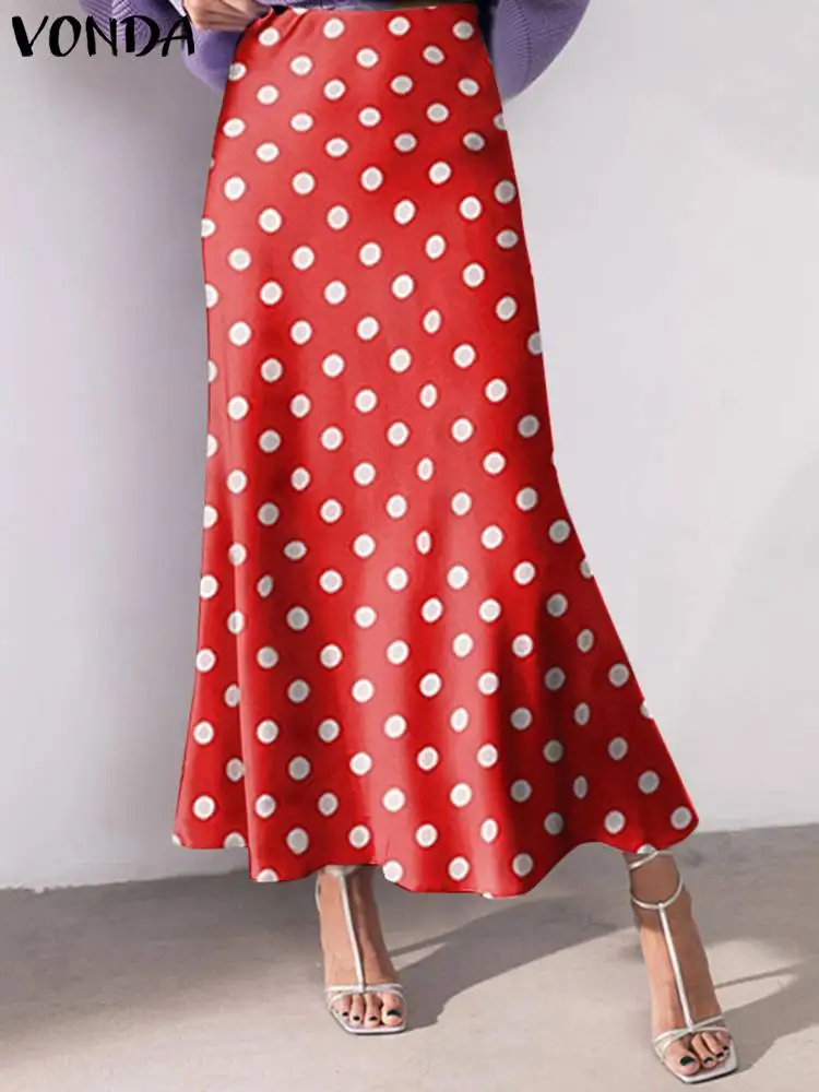 VONDA Elegant Women Maxi Long Skirts 2024 Oversized Fashion Sexy Dot Printed Office Skirts Casual Loose Ruffle Party Bottoms
VONDA Elegant Women Maxi Long Skirts 2024 Oversized Fashion Sexy Dot Printed Office Skirts Casual Loose Ruffle Party Bottoms