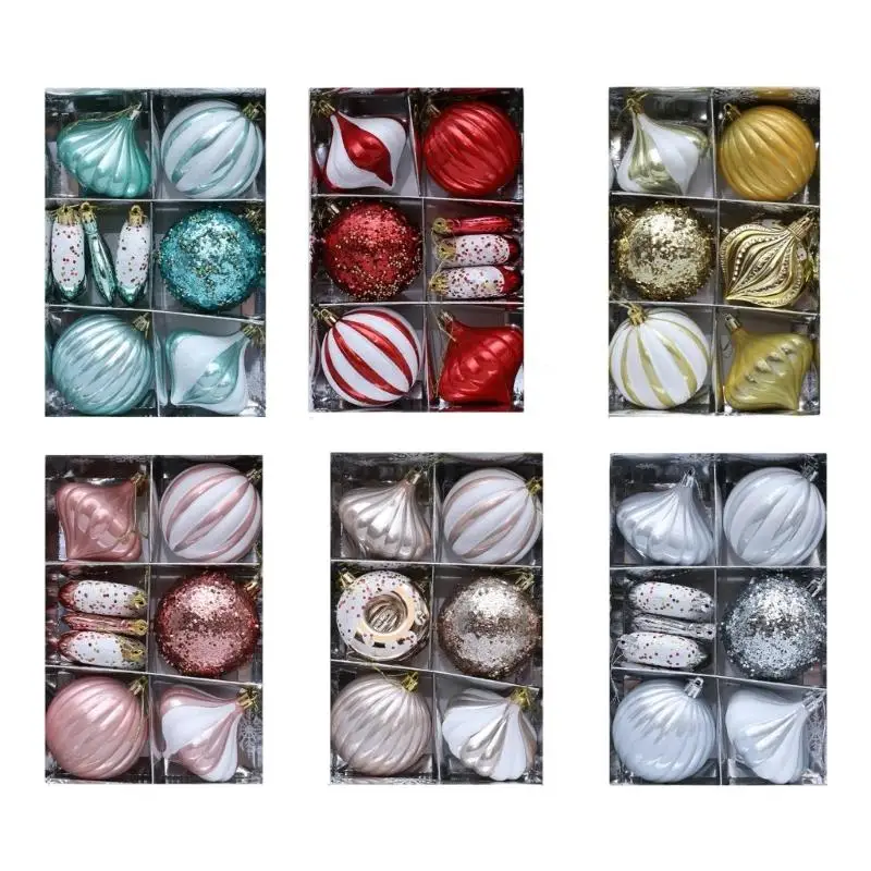 G6KF 8PCS Colorful Christmas Tree Decorations With Unique Artwork Durable Plastic Ornament For Indoors Outdoor Use
G6KF 8PCS Colorful Christmas Tree Decorations With Unique Artwork Durable Plastic Ornament For Indoors Outdoor Use