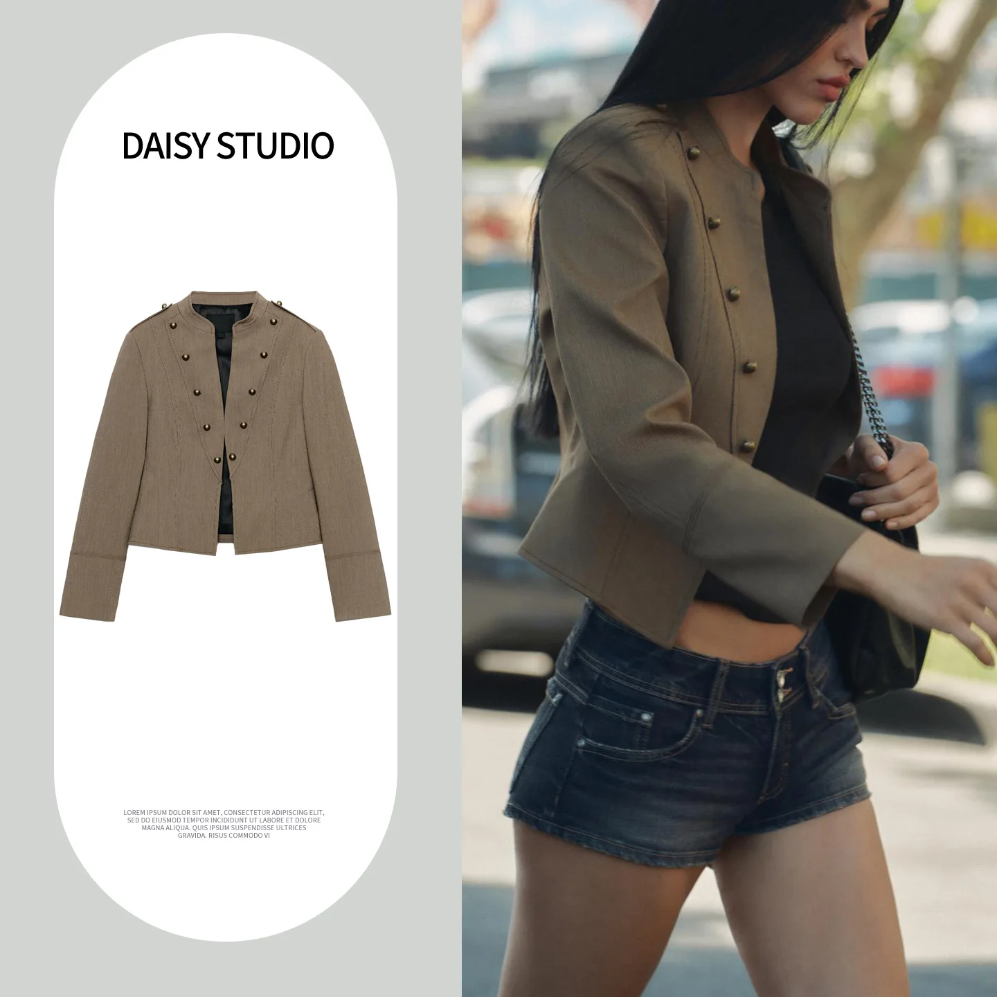 Spring New Arrival Women's Short Stand Collar Double Button Decorative Commute Suit Jacket Standard Fit Long Sleeve Polyester...
Spring New Arrival Women's Short Stand Collar Double Button Decorative Commute Suit Jacket Standard Fit Long Sleeve Polyester...
