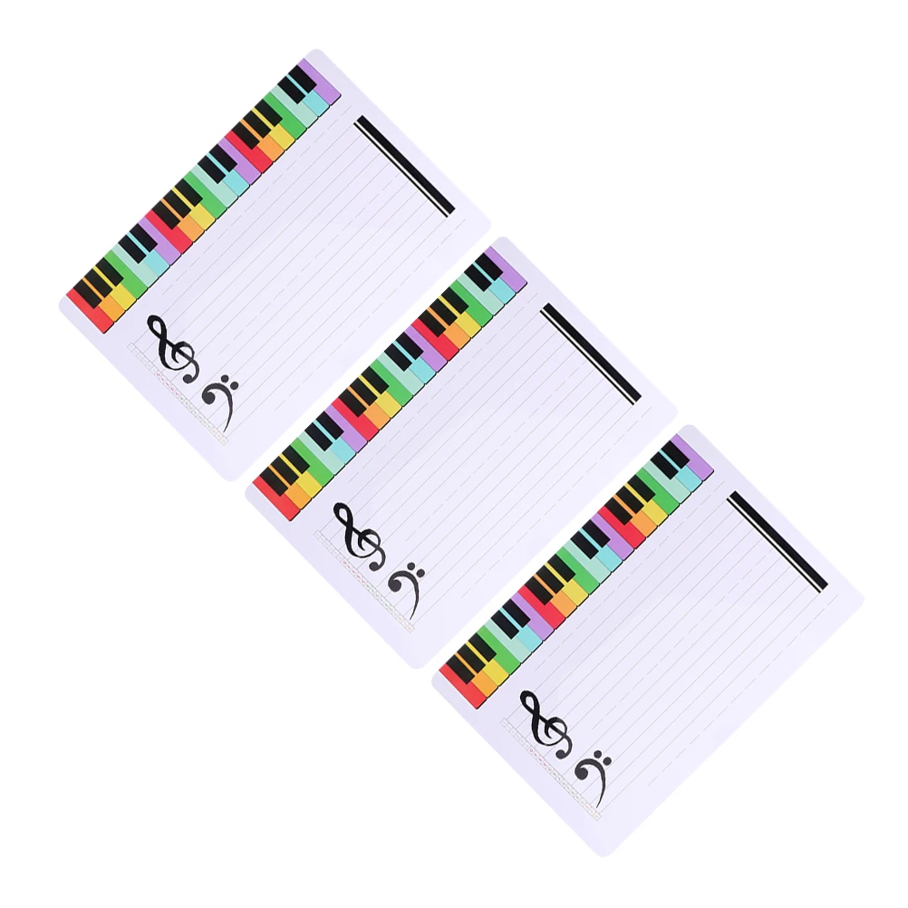 3pcs Staff Whiteboard Music Teaching Tool Erasable Note Reusable Dry Magnetic Lightweight Wall Hanging Educational Board Home
3pcs Staff Whiteboard Music Teaching Tool Erasable Note Reusable Dry Magnetic Lightweight Wall Hanging Educational Board Home