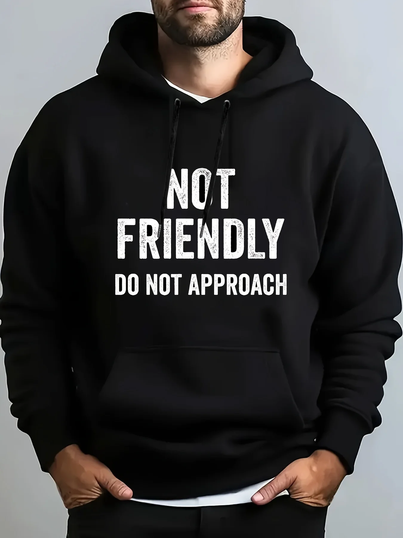 NOT FRIENDLY Do Not Approach Funny Sarcastic Saying For Humans Casual Trendy Fashion Hoodies Pullover Slight Stretch Fabric
NOT FRIENDLY Do Not Approach Funny Sarcastic Saying For Humans Casual Trendy Fashion Hoodies Pullover Slight Stretch Fabric