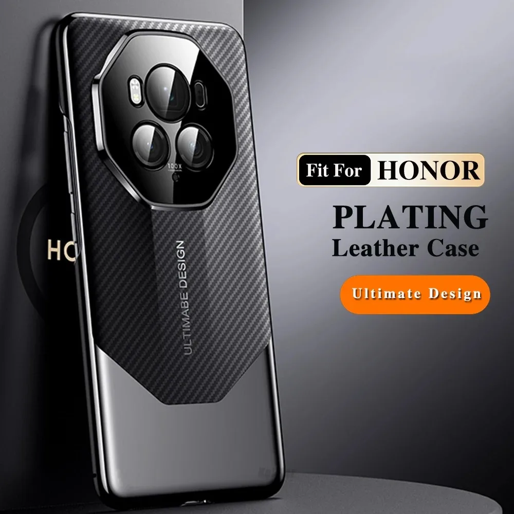 Suitable for HONOR Magic 7 Pro Carbon fiber texture Leather Plating Cover For Magic6 Pro Luxury Ultimate design phone case
Suitable for HONOR Magic 7 Pro Carbon fiber texture Leather Plating Cover For Magic6 Pro Luxury Ultimate design phone case