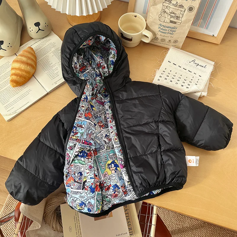 Children 1-6Y Girl Down Jacket Reversible 90% White Duck Kids Baby Boy Coat Thicken Warm Toddler Girl Outerwear Graffiti Outfit
Children 1-6Y Girl Down Jacket Reversible 90% White Duck Kids Baby Boy Coat Thicken Warm Toddler Girl Outerwear Graffiti Outfit
