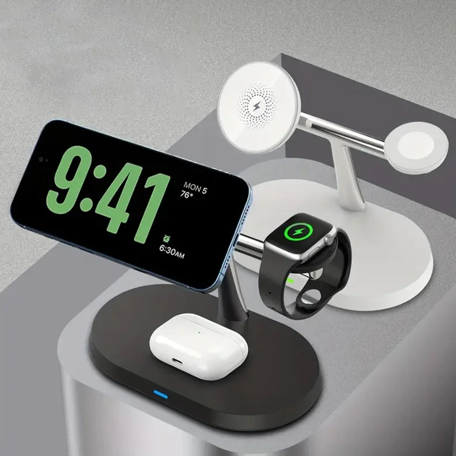 100W Fast Charging Station 3 in 1 Magnetic Wireless Charger Stand For Magsafe iPhone 16 15 14 13 12 iWatch 8 7 Airpods Pro
100W Fast Charging Station 3 in 1 Magnetic Wireless Charger Stand For Magsafe iPhone 16 15 14 13 12 iWatch 8 7 Airpods Pro