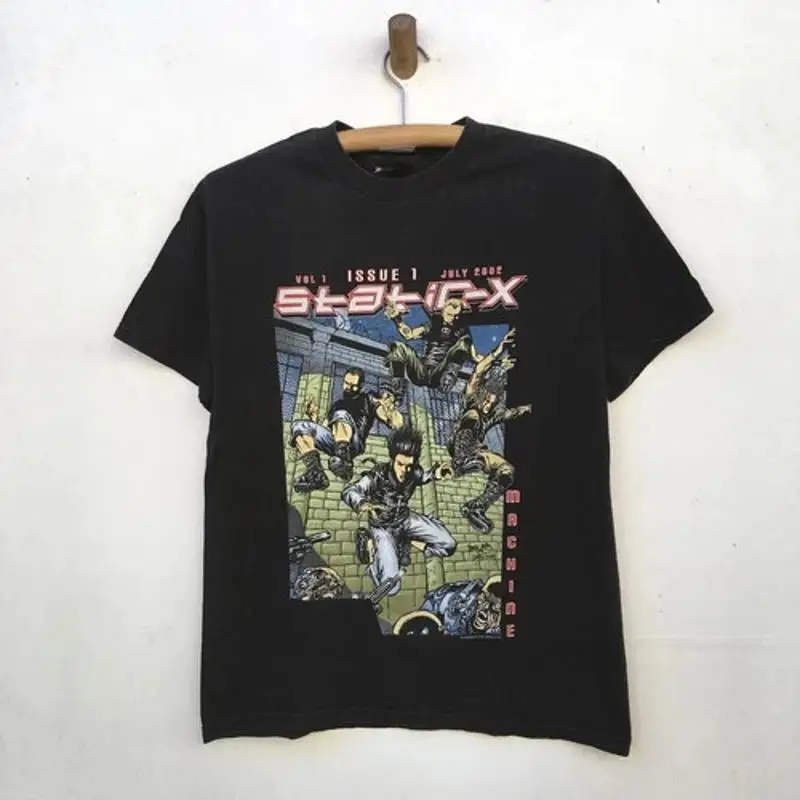 Vintage Static-X Band Black Short Sleeve Unisex T-Shirt S-5Xl Reprint
Vintage Static-X Band Black Short Sleeve Unisex T-Shirt S-5Xl Reprint