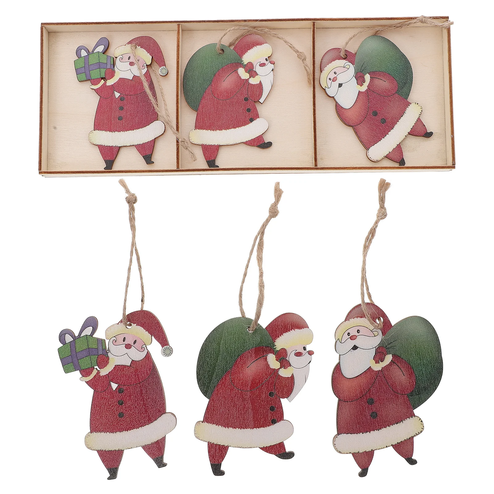 6PCS Christmas naments Wooden Xmas Decorations Hanging Festive Reindeer Santa Claus Tree Home Party Hair Tools Holiday
6PCS Christmas naments Wooden Xmas Decorations Hanging Festive Reindeer Santa Claus Tree Home Party Hair Tools Holiday