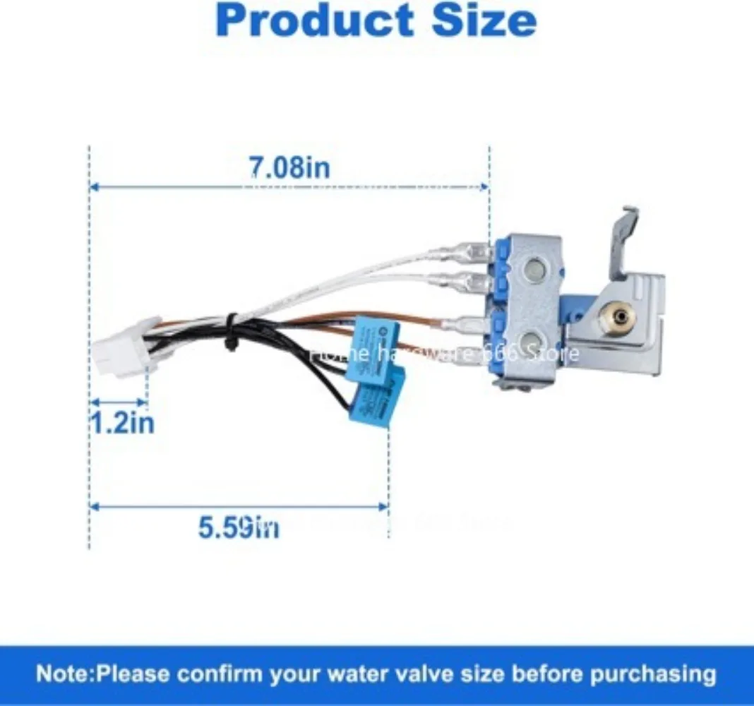 DA62-02360B Refrigerator Special Water Valve, Suitable for Refrigerator Water Inlet Valve 120V
DA62-02360B Refrigerator Special Water Valve, Suitable for Refrigerator Water Inlet Valve 120V