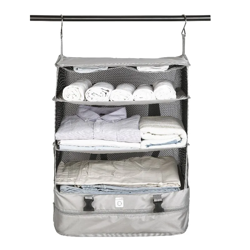 Packaging Travel Shelves Portable Shelves Stylish Foldable Travel Hanging Closets Organizer
Packaging Travel Shelves Portable Shelves Stylish Foldable Travel Hanging Closets Organizer
