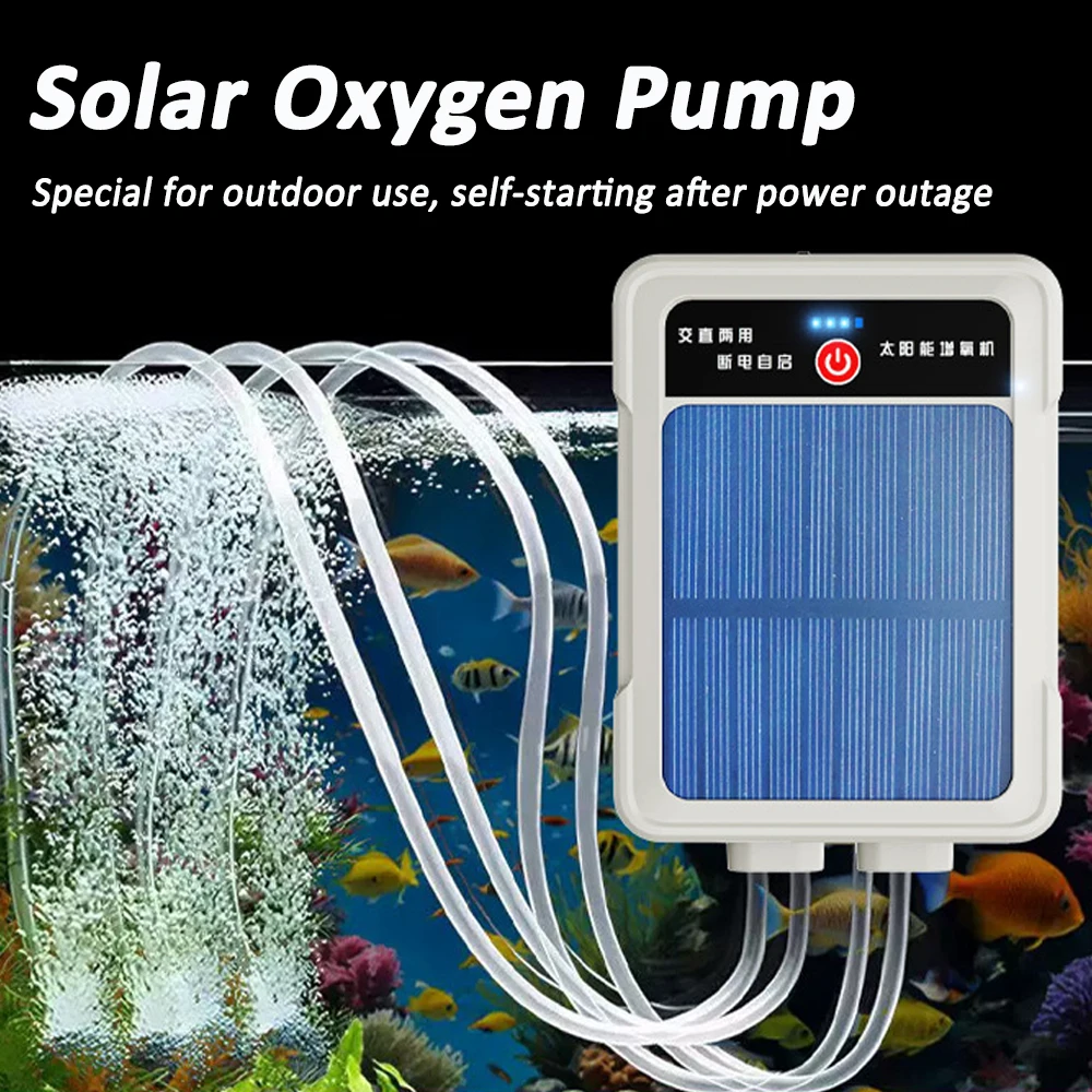 USB Aquarium Pumps Portable Solar Oxygen Pump With Pipe Aquarium Wave Maker High Power Quiet Fish Tank Aerator Outdoor Fishing
USB Aquarium Pumps Portable Solar Oxygen Pump With Pipe Aquarium Wave Maker High Power Quiet Fish Tank Aerator Outdoor Fishing