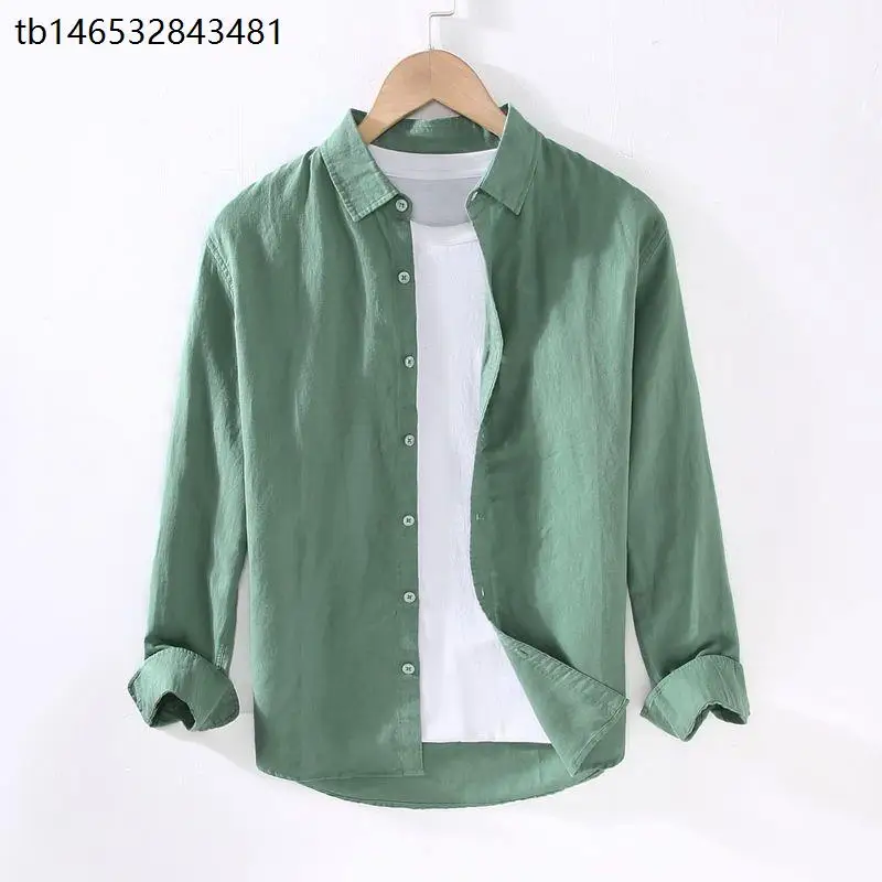 Мужская льняная одежда Long Sve, повседневная свободная хлопковая льняная одежда, весна-лето, модная внутренняя одежда, чистый цвет, весна-лето
Мужская льняная одежда Long Sve, повседневная свободная хлопковая льняная одежда, весна-лето, модная внутренняя одежда, чистый цвет, весна-лето