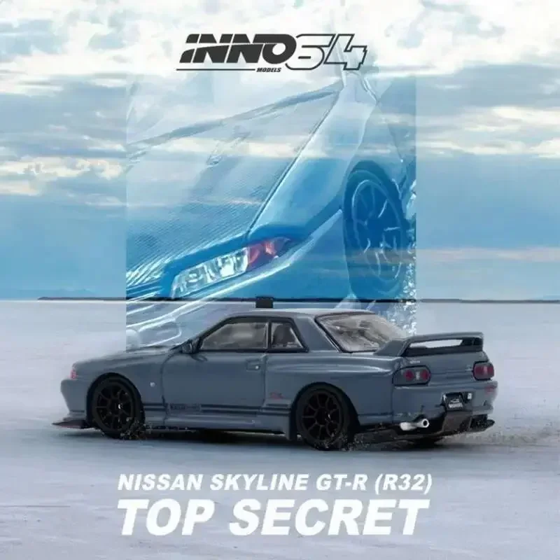 PreSale INNO 1:64 TOP SECRET Nissan Skyline R32 GTR Stealth Grey Diecast Diorama Car Model Collection Miniature Toys 
PreSale INNO 1:64 TOP SECRET Nissan Skyline R32 GTR Stealth Grey Diecast Diorama Car Model Collection Miniature Toys