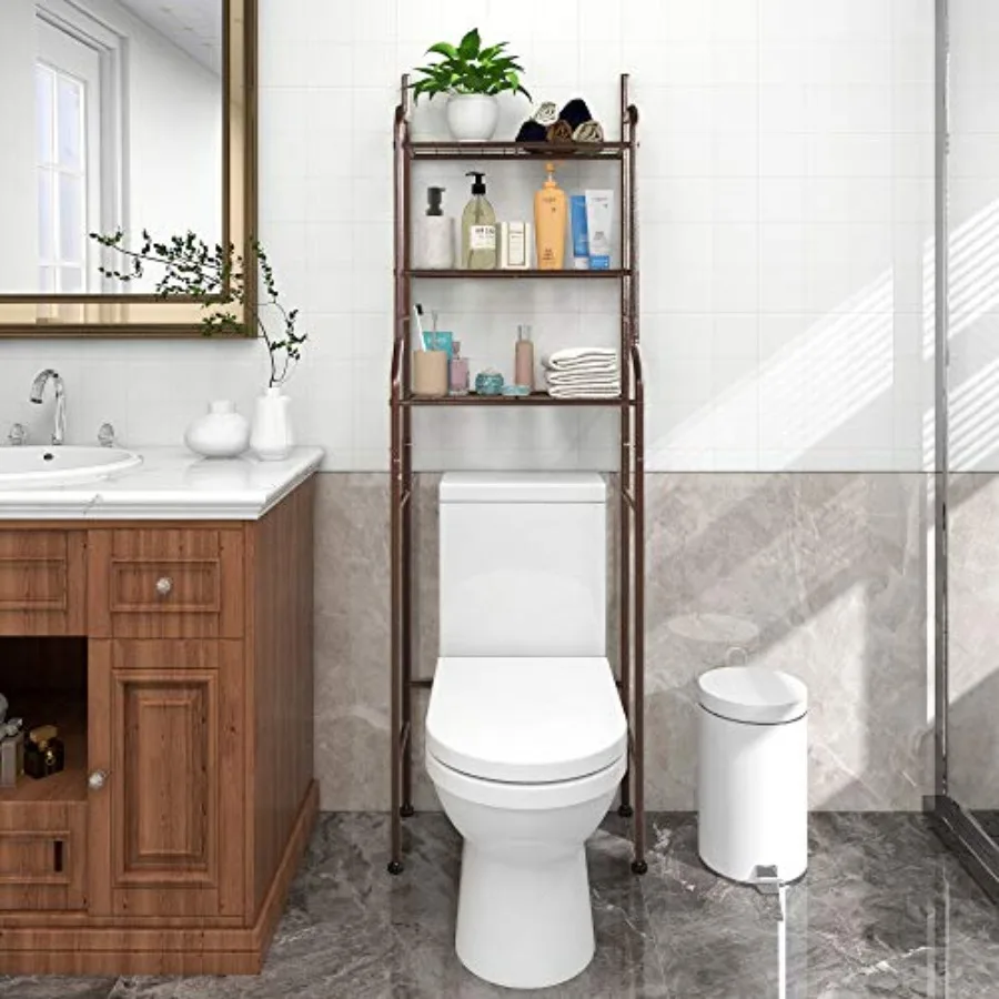 3-Shelf Bathroom Organizer Over The Toilet Space Saver Over The Toilet Rack Bathroom Corner Stand Storage Organizer
3-Shelf Bathroom Organizer Over The Toilet Space Saver Over The Toilet Rack Bathroom Corner Stand Storage Organizer