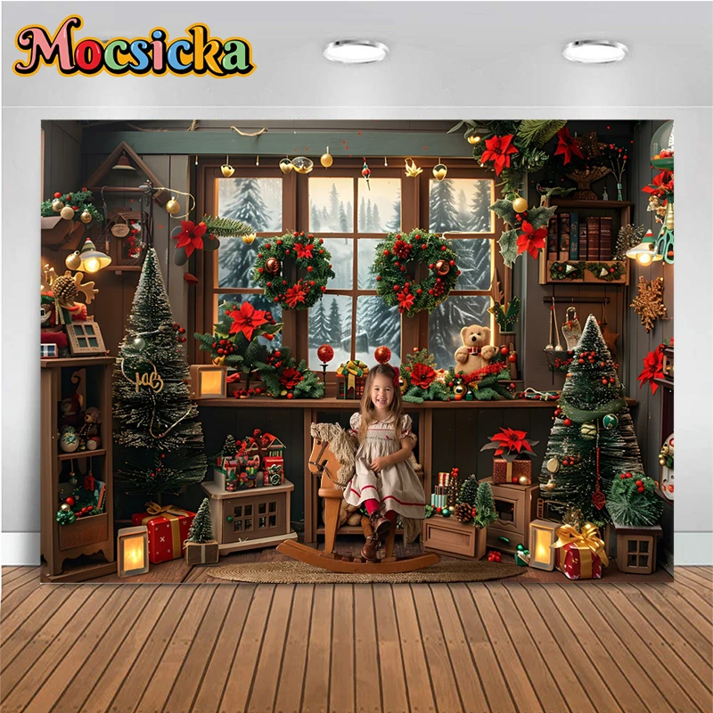 Christmas Tree Backdrop Green Flower Wreath Bear Indoor Wall Home Baby Shower Background For Shooting Party Decoration Photocall
Christmas Tree Backdrop Green Flower Wreath Bear Indoor Wall Home Baby Shower Background For Shooting Party Decoration Photocall