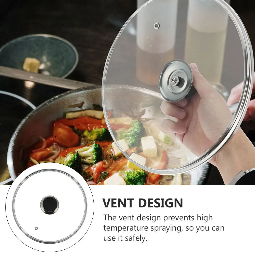 1 шт. Стеклянная крышка для кастрюли, многофункциональная, прозрачная, термостойкая, с защитой от ожогов, для вока и сковороды, с вентиляционным отверстием, легко моется, для кухни
1 шт. Стеклянная крышка для кастрюли, многофункциональная, прозрачная, термостойкая, с защитой от ожогов, для вока и сковороды, с вентиляционным отверстием, легко моется, для кухни
