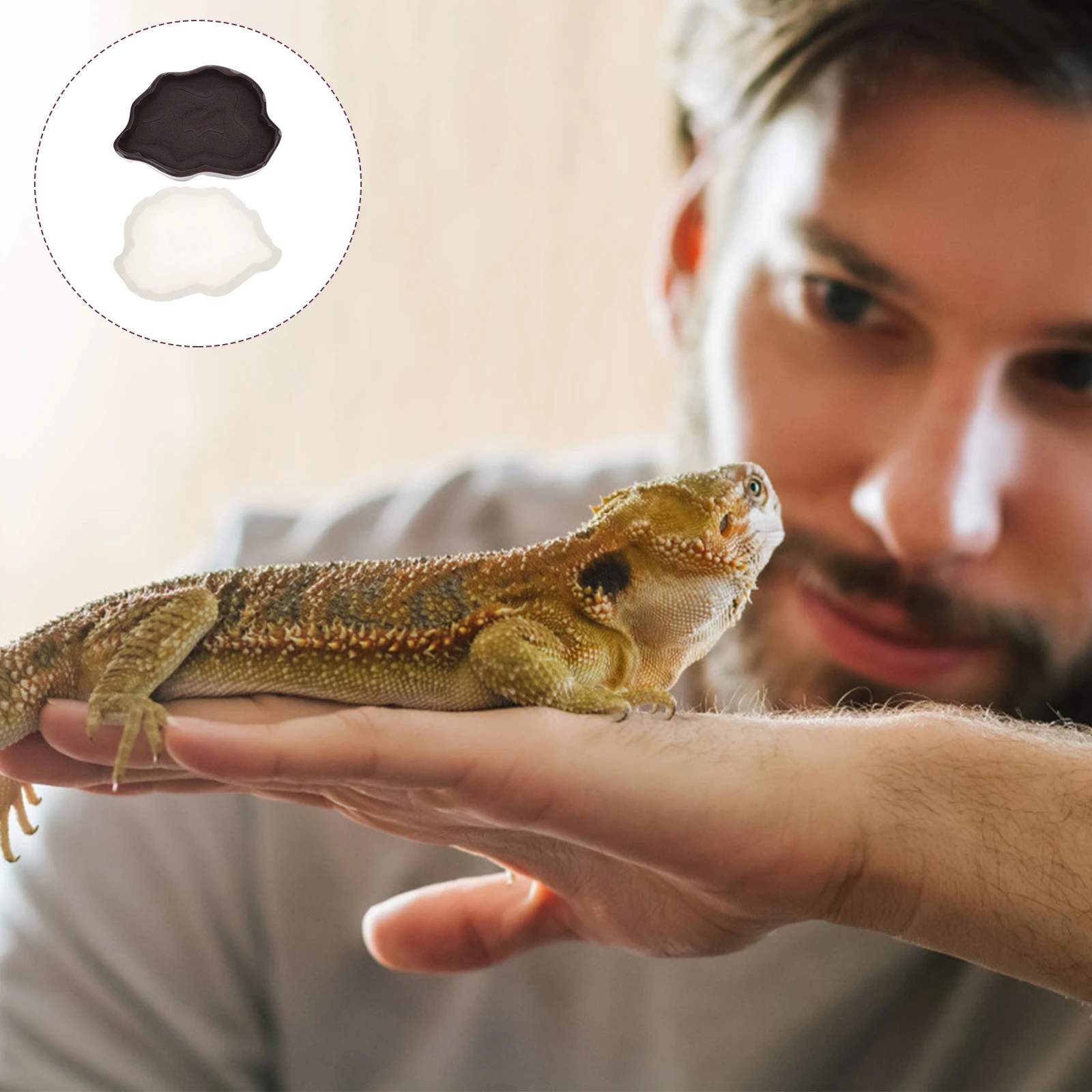 2Pcs Pet Feeder Reptile Water Feeders Reptile Supplies Lizard Drinking Tray Terrarium Bowls Food Feeders for Crawling Pets
2Pcs Pet Feeder Reptile Water Feeders Reptile Supplies Lizard Drinking Tray Terrarium Bowls Food Feeders for Crawling Pets