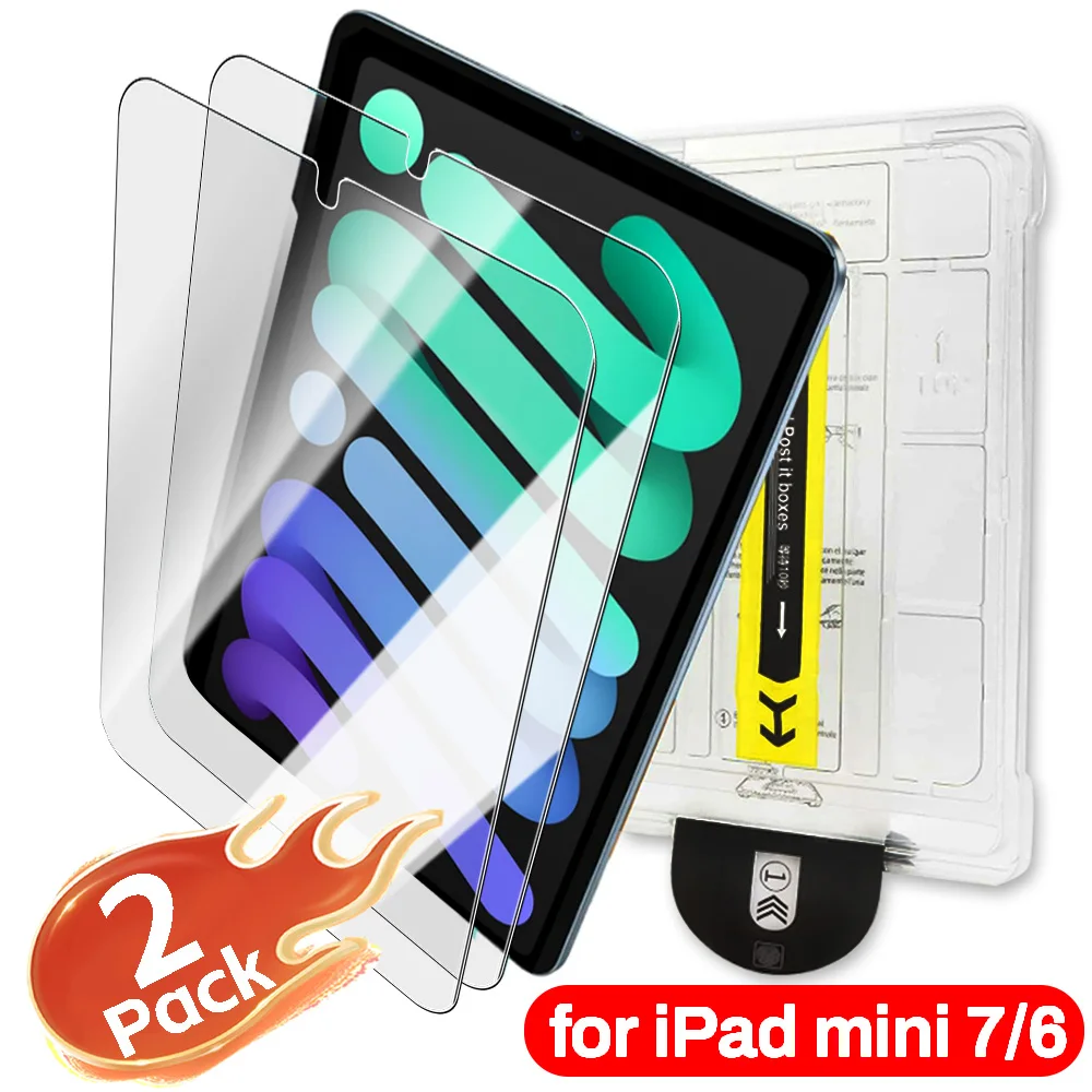 1/2 Pcs Easy To Install Screen Protector for IPad Mini 7 for IPad Mini 6 HD Tempered Glass with Auto-alignment Installation Tool
1/2 Pcs Easy To Install Screen Protector for IPad Mini 7 for IPad Mini 6 HD Tempered Glass with Auto-alignment Installation Tool