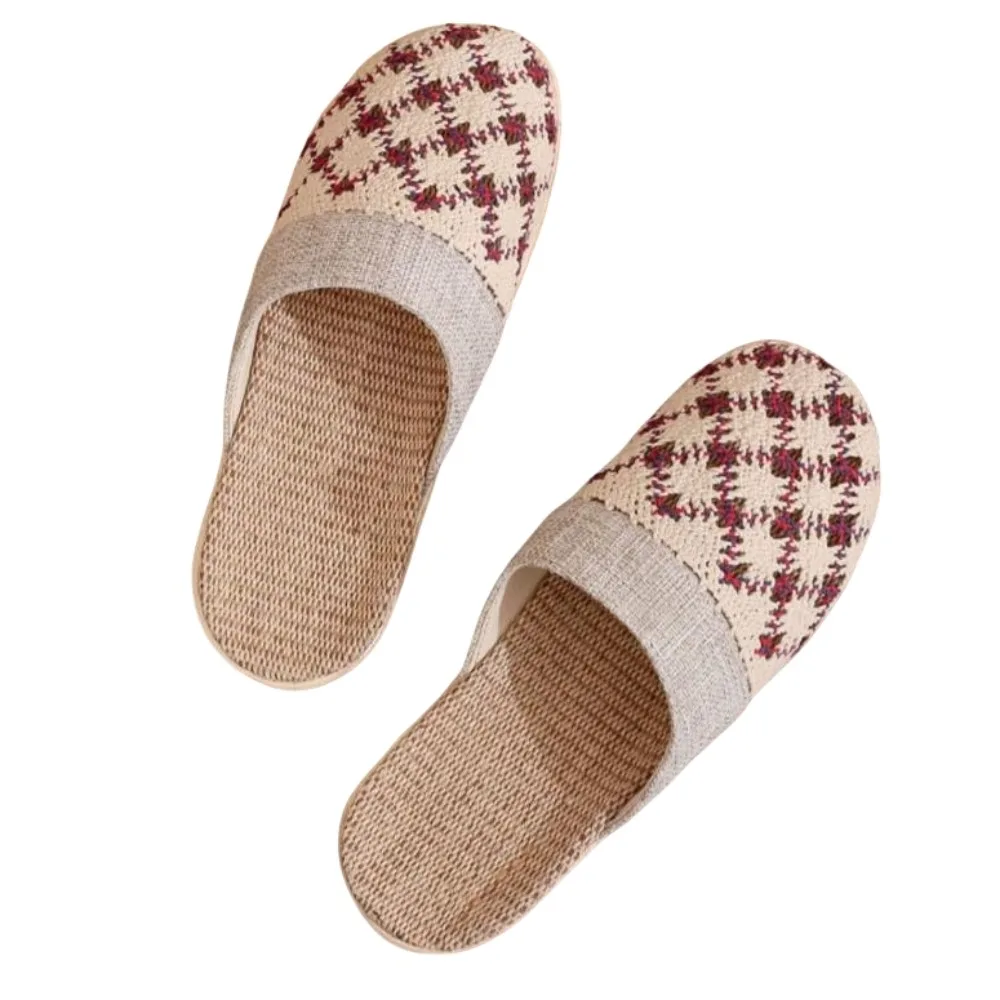 Hollow Out Flax Slippers Women Non-Slip Soft Sole Closed Toe Linen Slippers Flowers Sweat Absorption Summer Slides Sandals
Hollow Out Flax Slippers Women Non-Slip Soft Sole Closed Toe Linen Slippers Flowers Sweat Absorption Summer Slides Sandals