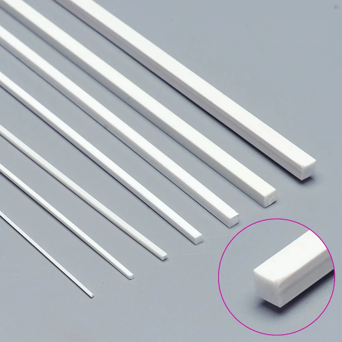 10pcs White Square ABS Plastic Solid Tube Pipe 1*1mm-10*10mm DIY Material for Model Part Accessories Length 250mm
10pcs White Square ABS Plastic Solid Tube Pipe 1*1mm-10*10mm DIY Material for Model Part Accessories Length 250mm