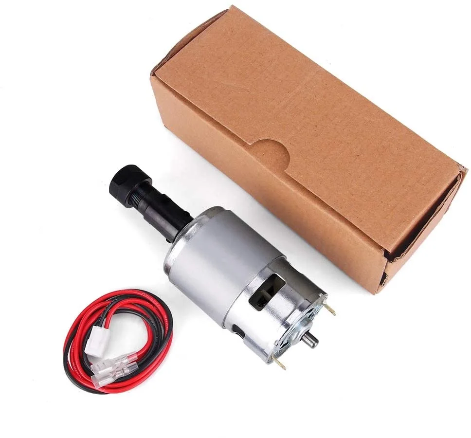 CNC 775 Spindle Motor Woodworking Tools Ball Bearing 20000 rpm Spindle for 3018 Pro Series CNC Engraving Cutting Machine
CNC 775 Spindle Motor Woodworking Tools Ball Bearing 20000 rpm Spindle for 3018 Pro Series CNC Engraving Cutting Machine