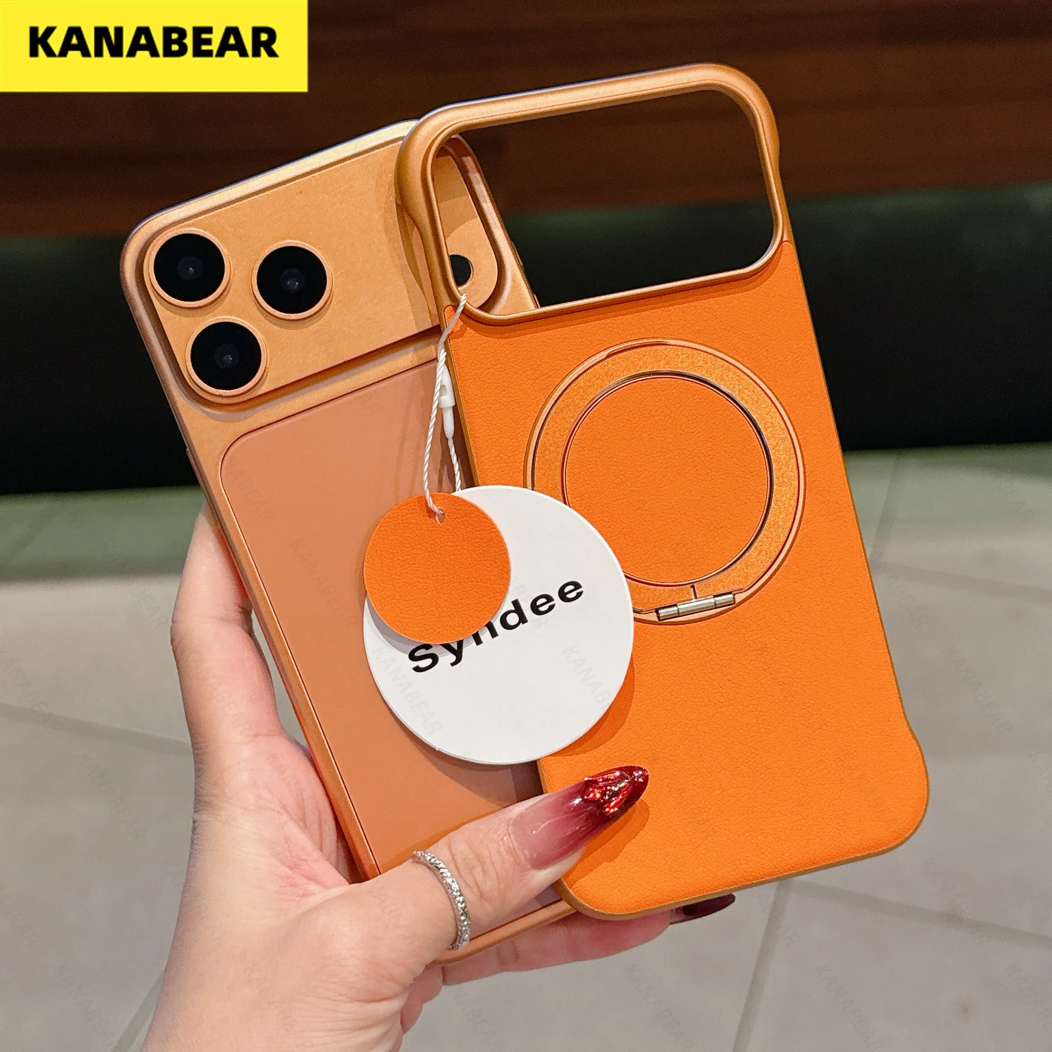 Case Compatible with iPhone 17 Pro Max/17 Series - Borderless Leather Stand, Stylish Minimalist & Trendy Protective Cover
Case Compatible with iPhone 17 Pro Max/17 Series - Borderless Leather Stand, Stylish Minimalist & Trendy Protective Cover