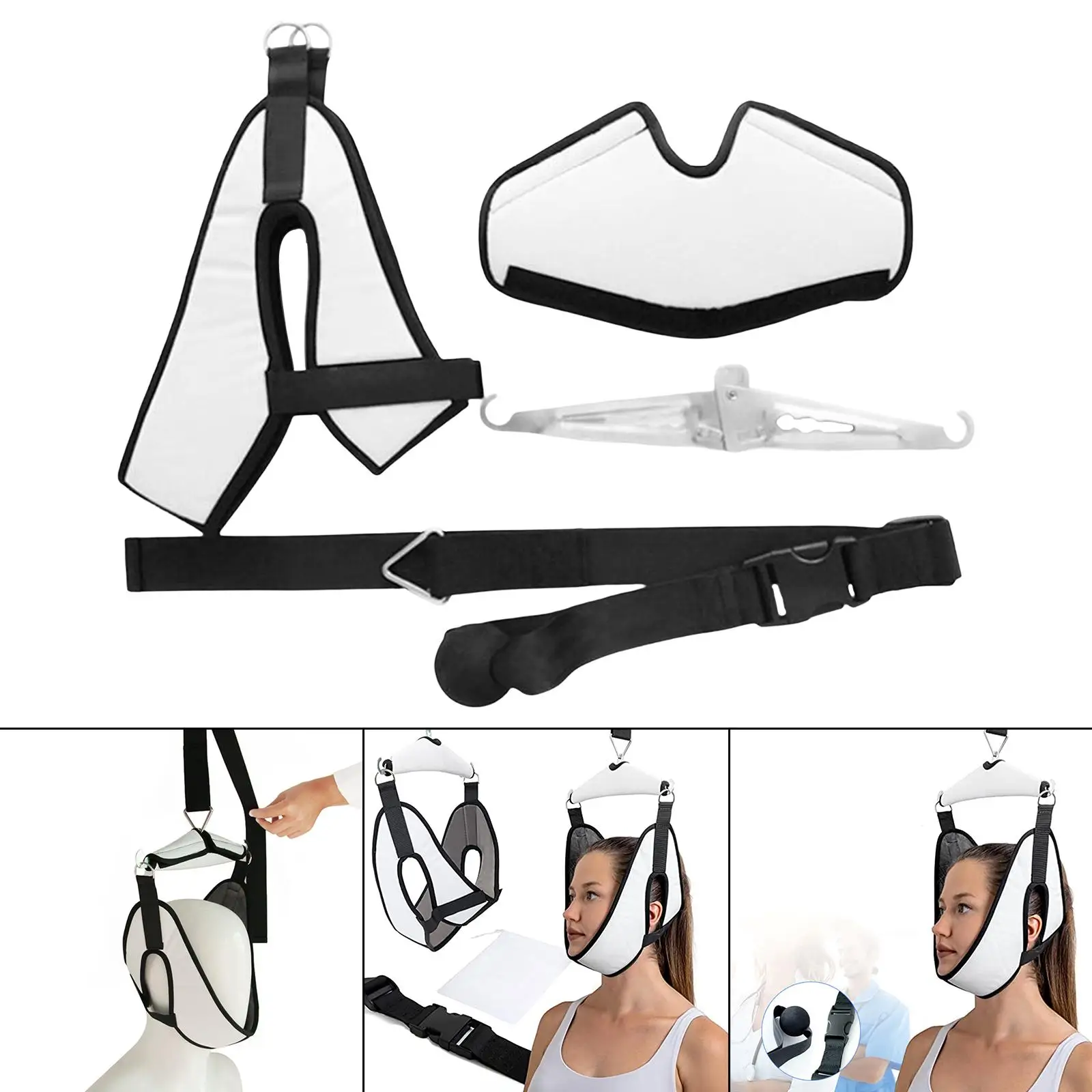 Cervical Neck Traction for Adults Durable over Door Decompression Stretcher EVA Ball Neck Pain Relief Home Physical Therapy
Cervical Neck Traction for Adults Durable over Door Decompression Stretcher EVA Ball Neck Pain Relief Home Physical Therapy