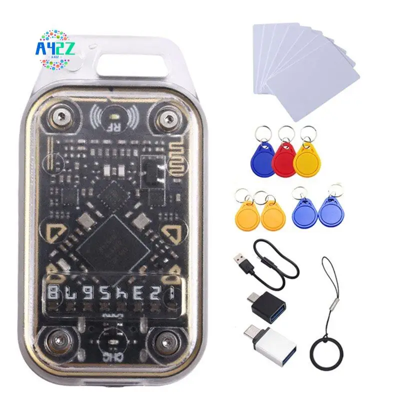 A42Z-Chameleon V2.0 RFID Smart Chip Reader Emulator+7XUID Keychain/CUID Card ID IC 125Khz 13.56Mhz Card Decode NFC Duplicator
A42Z-Chameleon V2.0 RFID Smart Chip Reader Emulator+7XUID Keychain/CUID Card ID IC 125Khz 13.56Mhz Card Decode NFC Duplicator
