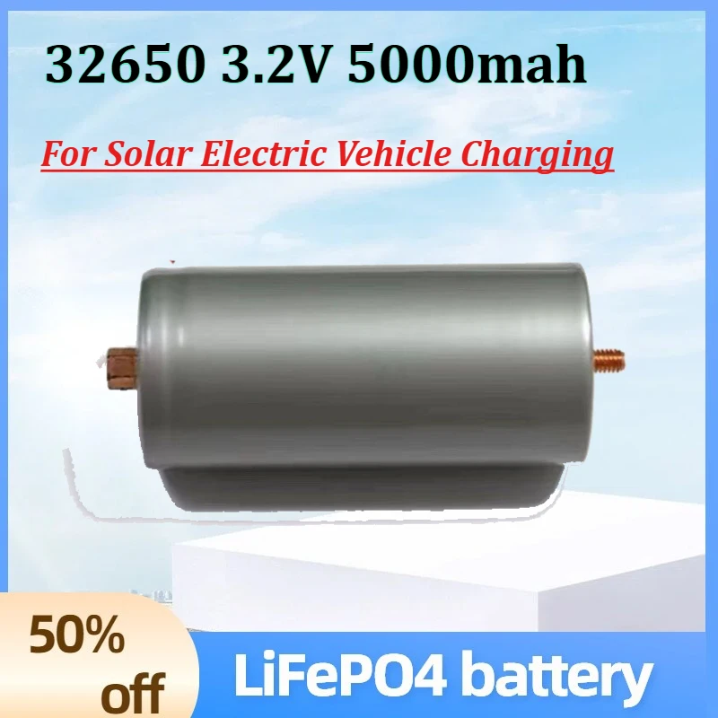 32650 3.2V 5000mah Lifepo4 Battery for Solar Electric Vehicle Charging phosphate Cell
32650 3.2V 5000mah Lifepo4 Battery for Solar Electric Vehicle Charging phosphate Cell