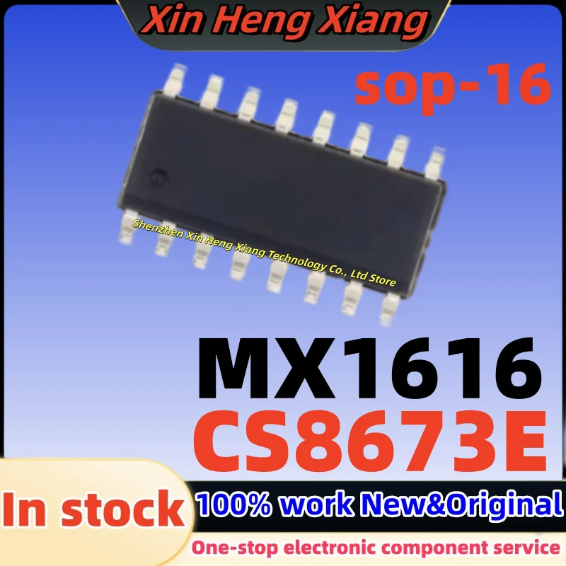 (5pcs) Brand new MX1616 CS8673E sop-16
(5pcs) Brand new MX1616 CS8673E sop-16