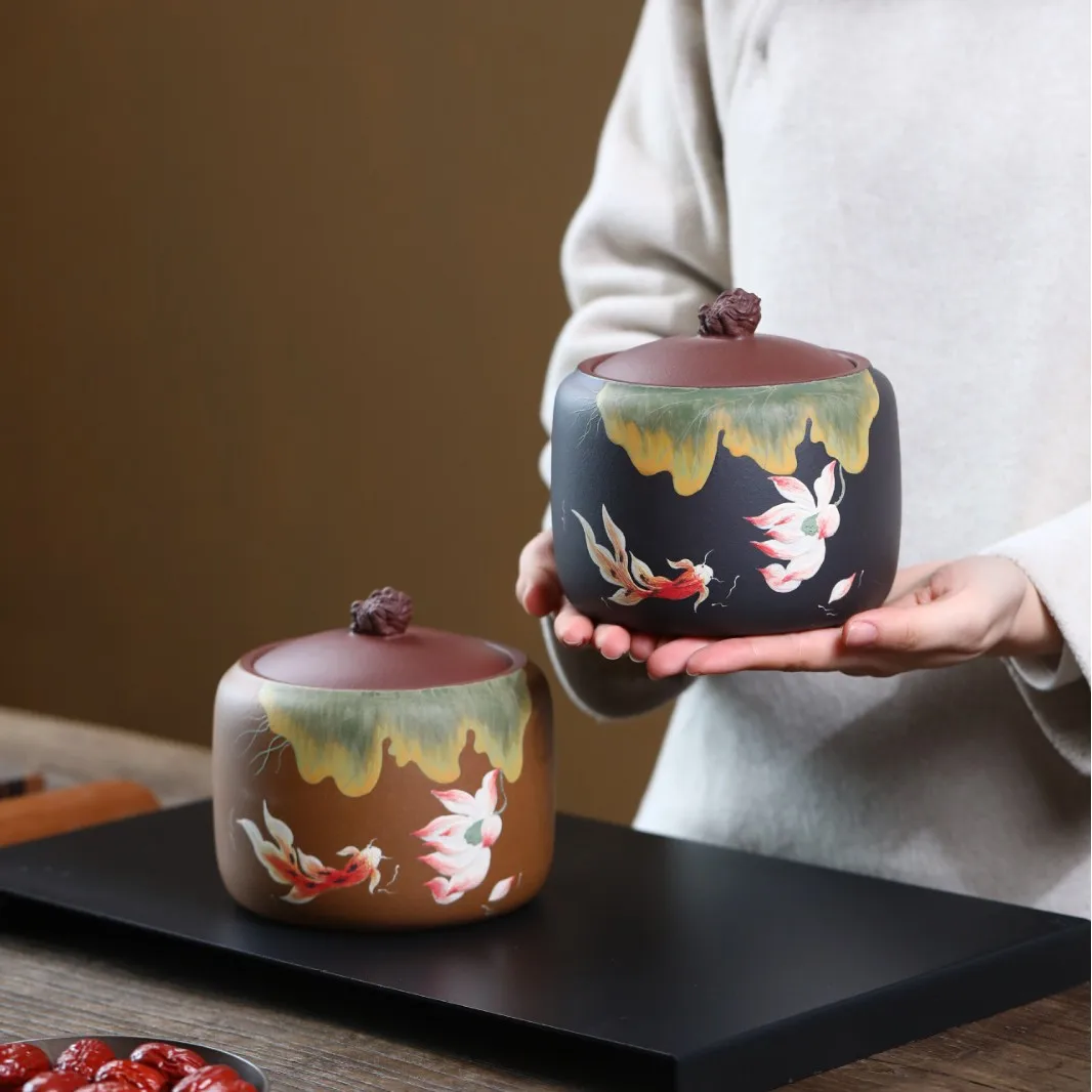 Purple Clay Canister, A Premium Small-Capacity High-End Canister For Sealed Storage And Tea Aging
Purple Clay Canister, A Premium Small-Capacity High-End Canister For Sealed Storage And Tea Aging