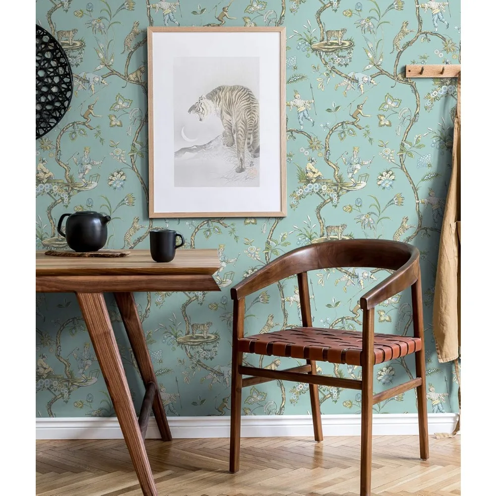 Scalamandre SCS3846 Robin Egg Chinoise Exotique Self Adhesive Wallpaper, Blue
Scalamandre SCS3846 Robin Egg Chinoise Exotique Self Adhesive Wallpaper, Blue