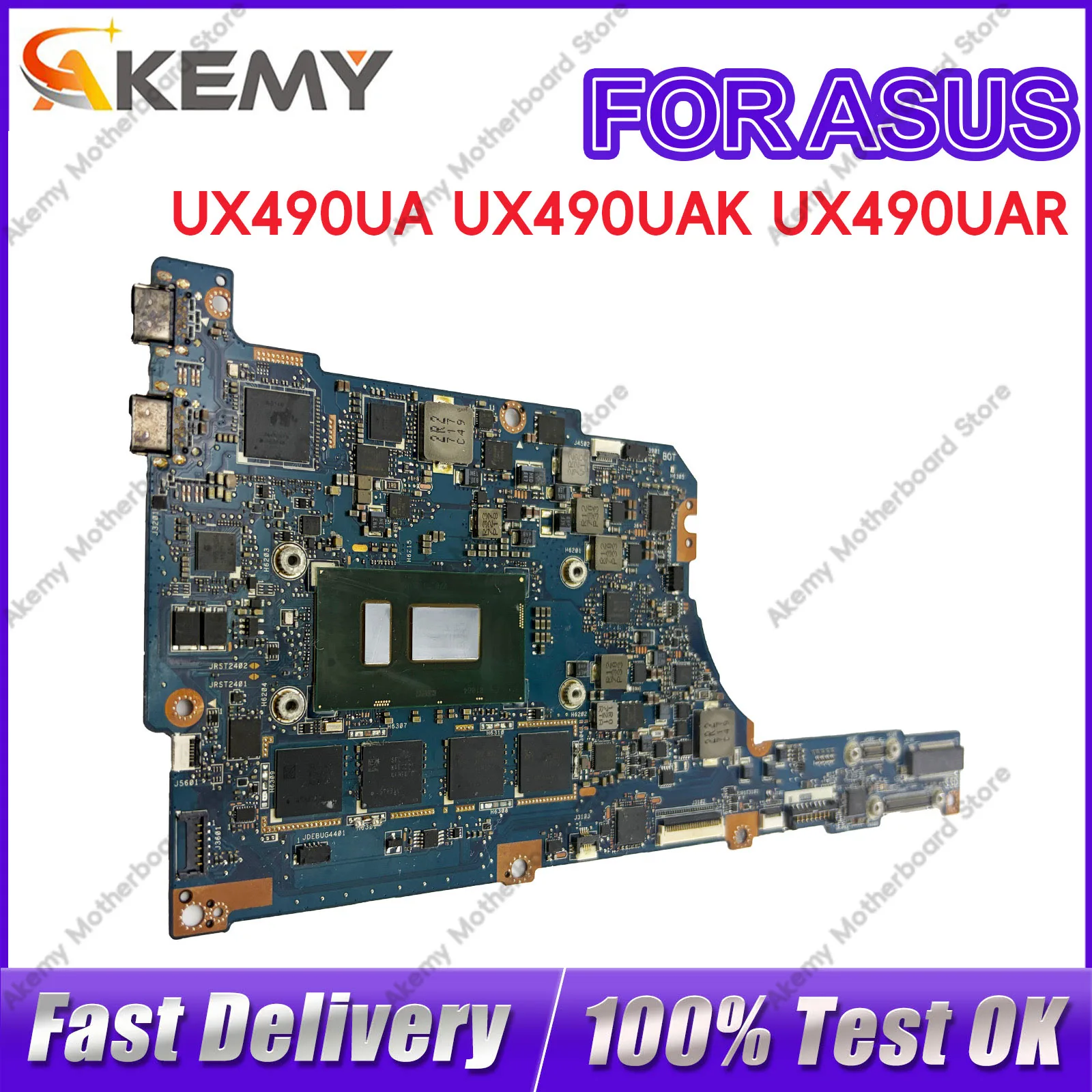 UX490UA Laptop Motherboard For ASUS ZenBook UX490UAR UX490U UX490UA UX490UAK Notebook Mainboard With i3 i5 i7 CPU 100% tests OK
UX490UA Laptop Motherboard For ASUS ZenBook UX490UAR UX490U UX490UA UX490UAK Notebook Mainboard With i3 i5 i7 CPU 100% tests OK