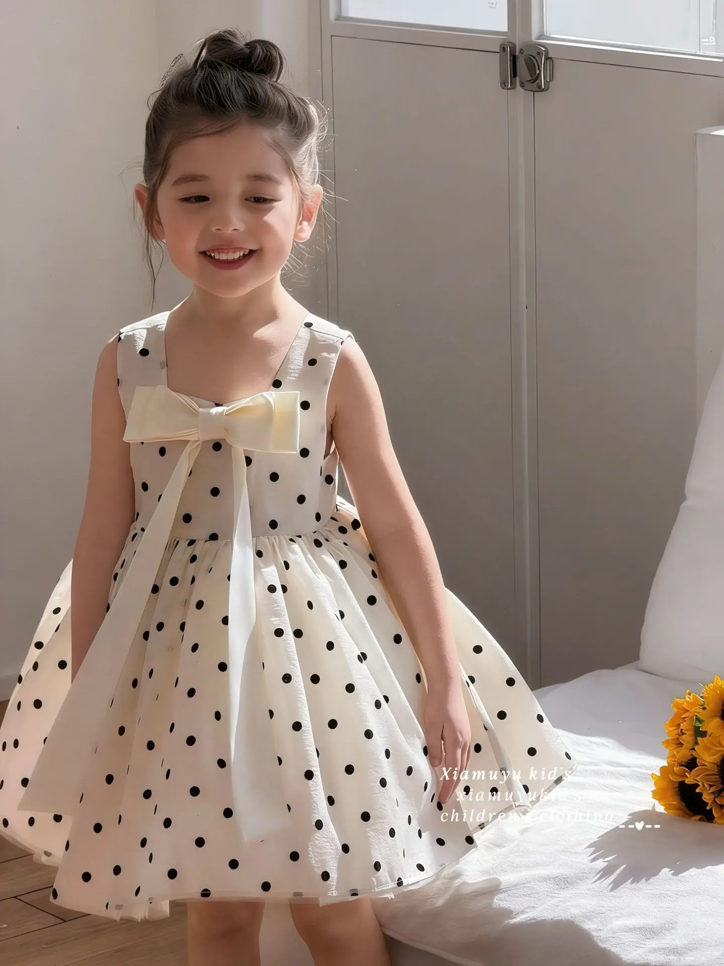 New Baby Summer Girls Dot Sling Dress, Princess Kids Fashion Party Dresses 3- 8 T
New Baby Summer Girls Dot Sling Dress, Princess Kids Fashion Party Dresses 3- 8 T