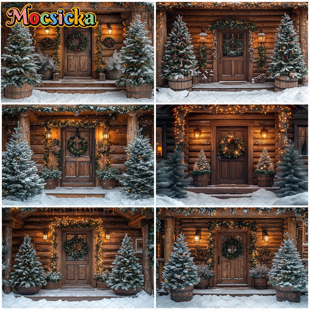 Mocsicka Christmas Photography Backgrounds Winter Snow Decoration Photo Backdrops Xmas Tree Wooden House Pattern Shooting Banner
Mocsicka Christmas Photography Backgrounds Winter Snow Decoration Photo Backdrops Xmas Tree Wooden House Pattern Shooting Banner