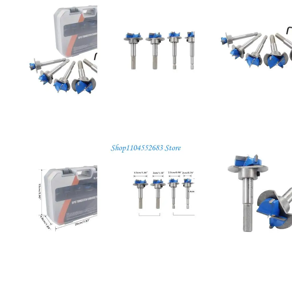 Y6GD 5 шт. сверла Форстнера для сверления по дереву с шестиугольной ручкой, набор для сверления отверстий
Y6GD 5 шт. сверла Форстнера для сверления по дереву с шестиугольной ручкой, набор для сверления отверстий