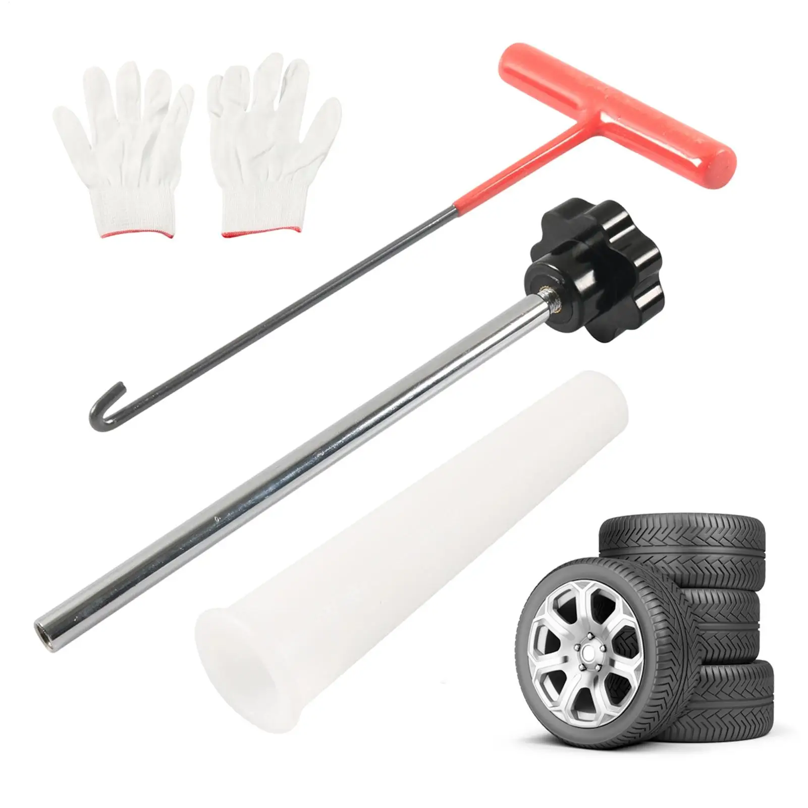 5PCS Valve Stem Tool Kit Metal Tire Installer Tool Car Puller Wheel Tire Remover T-Hook Replacement Motorcycle Accessories
5PCS Valve Stem Tool Kit Metal Tire Installer Tool Car Puller Wheel Tire Remover T-Hook Replacement Motorcycle Accessories