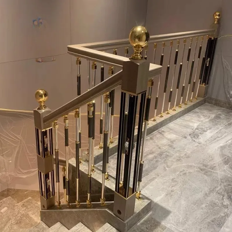 Home Modern aluminum alloy stair handrail railing rural indoor household duplex minimalist light luxury European column guardrai
Home Modern aluminum alloy stair handrail railing rural indoor household duplex minimalist light luxury European column guardrai