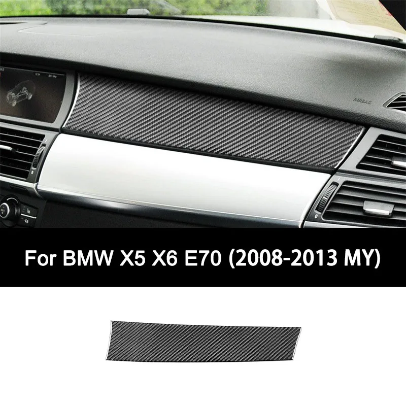 For BMW X5 X6 E70 (2010-2015 Model Year), Premium Carbon Fiber Car Co-pilot Instrument Panel Interior Sticker Auto Accessories 
For BMW X5 X6 E70 (2010-2015 Model Year), Premium Carbon Fiber Car Co-pilot Instrument Panel Interior Sticker Auto Accessories