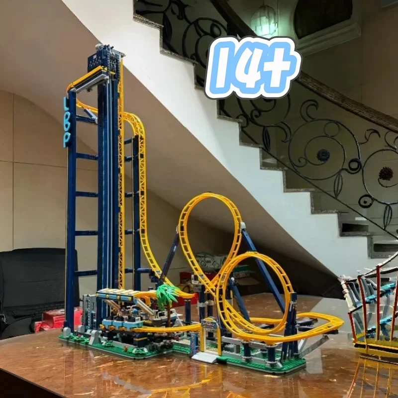 3756 pieces Large Blue Vertical Roller Coaster Model Amusement Park 10261 Building Blocks Birthday Gift Toy for Girlfriend
3756 pieces Large Blue Vertical Roller Coaster Model Amusement Park 10261 Building Blocks Birthday Gift Toy for Girlfriend