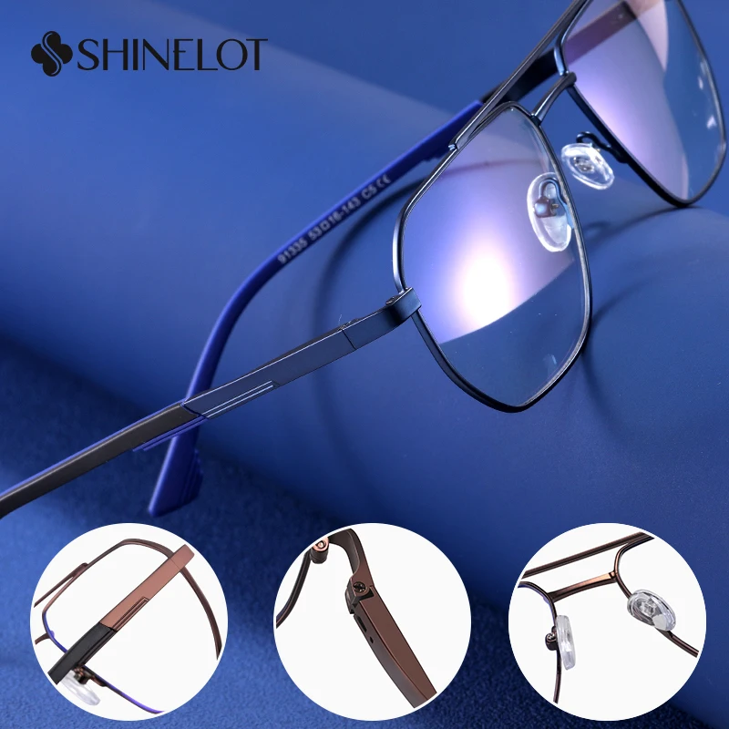91335 New Craft Rectangle Male Eyeglasses Frame Spectacles Eyewear Double Bridge Radiation Protection Male Business Glasses
91335 New Craft Rectangle Male Eyeglasses Frame Spectacles Eyewear Double Bridge Radiation Protection Male Business Glasses